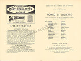 Theatre National de L´Opera - L´Illustration - Program Lot 1894-1903