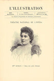 Theatre National de L´Opera - L´Illustration - Program Lot 1894-1903