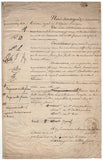 Theatre Royal de L'Opera-Comique - Signed Contract 1823