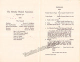 Thibaud, Jacques - Cortot, Alfred - Signed Program Berkeley, CA, USA 1919