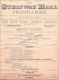 Thomas, Theodore - Program and Clip Lot 1883-1885