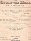 Thomas, Theodore - Program and Clip Lot 1883-1885