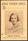 Thorborg, Kerstin - Signed Program New York 1940