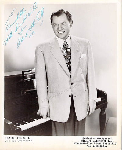 Thornhill, Claude - Signed Photograph 1949