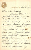 Thursby, Emma - Autograph Letter Signed 1889