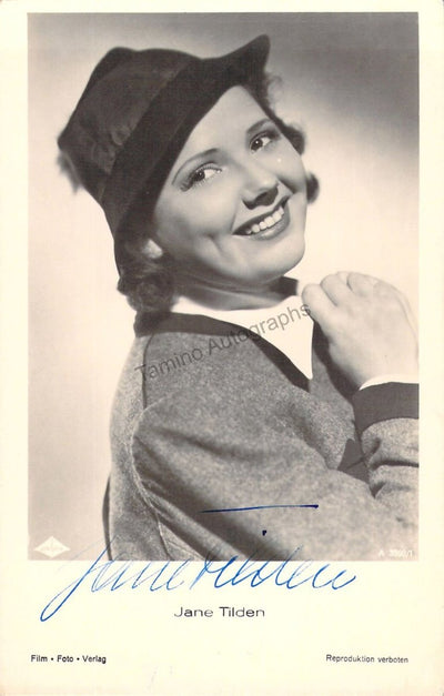 Tilden, Jane - Signed Photograph