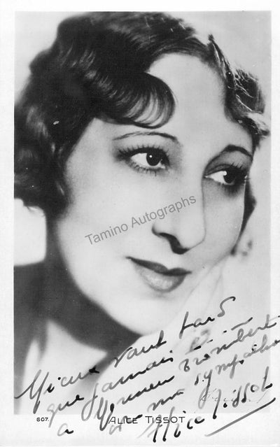 Tissot, Alice - Signed Photograph
