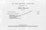 Toscanini, Arturo - Concert Program Carnegie Hall 1954
