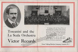 Toscanini, Arturo - La Scala US Tour Souvenir Program 1920-1921