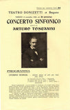 Toscanini, Arturo - Program and Playbill Collection 1915-1930