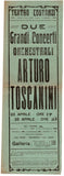 Toscanini, Arturo - Program and Playbill Collection 1915-1930