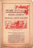 Toscanini, Arturo - Program and Playbill Collection 1915-1930