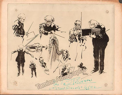 Signed Photo of a Drawing 1940