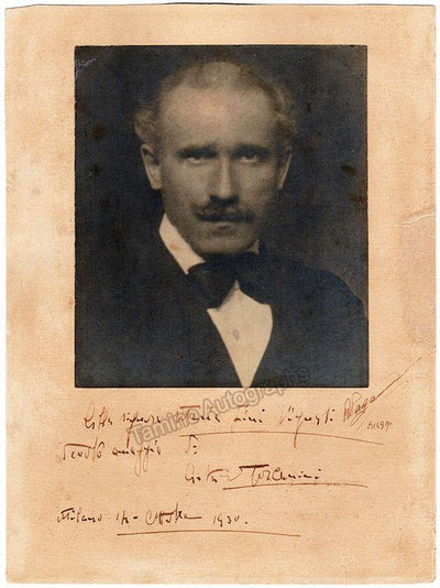 Toscanini, Arturo - Various Autographs