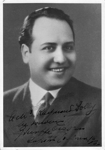 TRAVERSO, Giuseppe (Various Autographs)