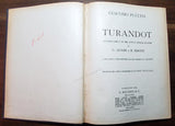 Turandot Signed Score
