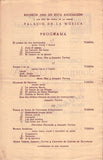 Turina, Joaquin - Barcelona String Quartet - Signed Program 1940