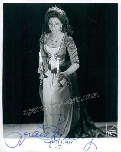 Bumbry, Grace - Signed Photo as Tosca