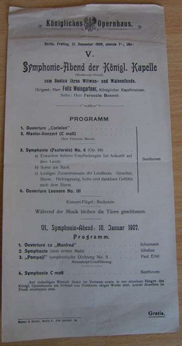 BUSONI, FERRUCCIO...