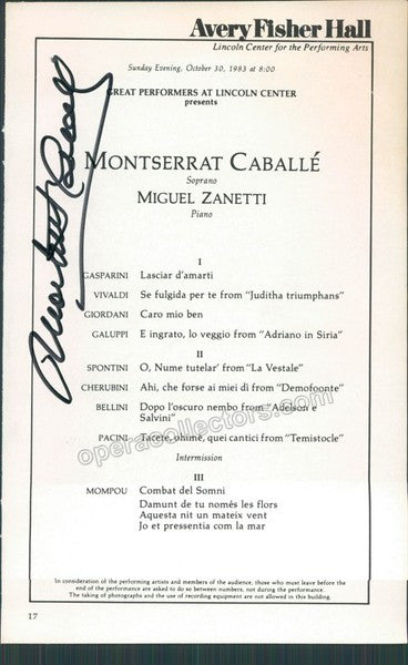 CABALLE, Montserrat