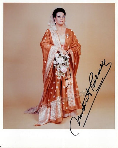 Caballe, Montserrat - Signed photo as Tosca