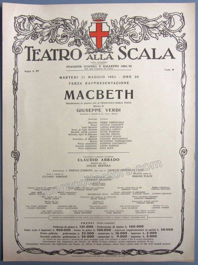 Cappuccilli, Piero - Ghiaurov, Nicolai - Dimitrova, Ghena - Abbado, Claudio - Macbeth Mini-poster