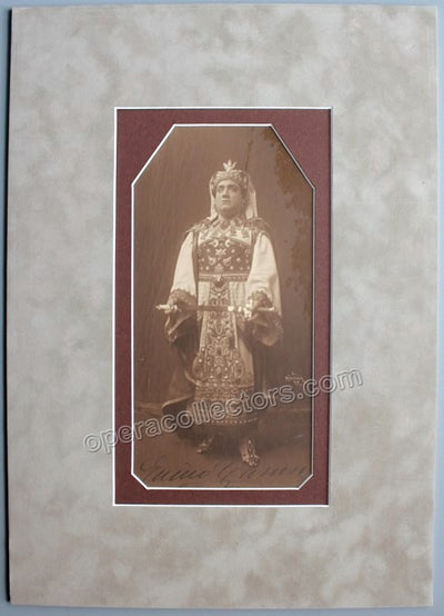 Caruso, Enrico - Large Signed photo as Radames in Aida