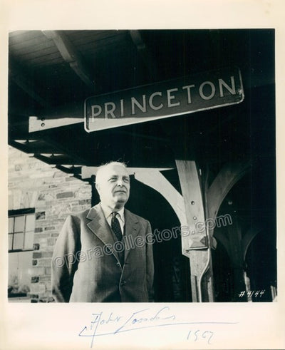 Casadesus, Robert - Signed photograph