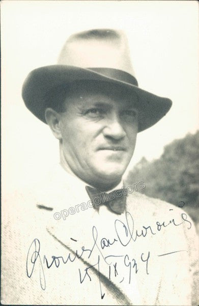 Chorovic, Bronislav - Signed Photo 1934