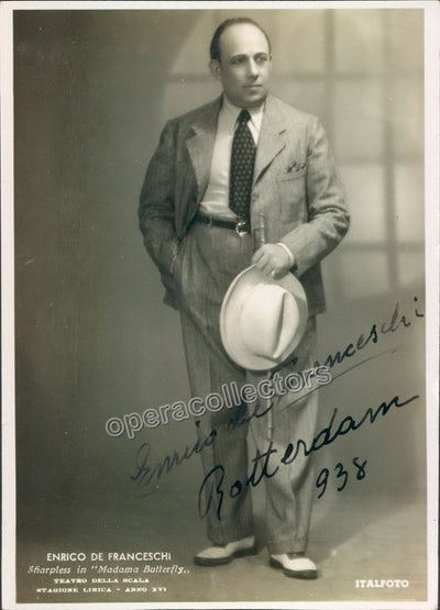De Franceschi, Enrico - Signed photo in Madama Butterfly
