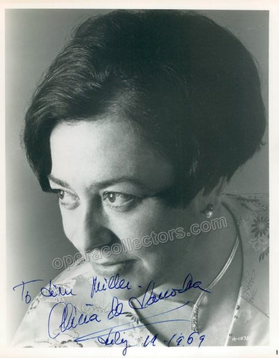 De Larrocha, Alicia - Signed photo
