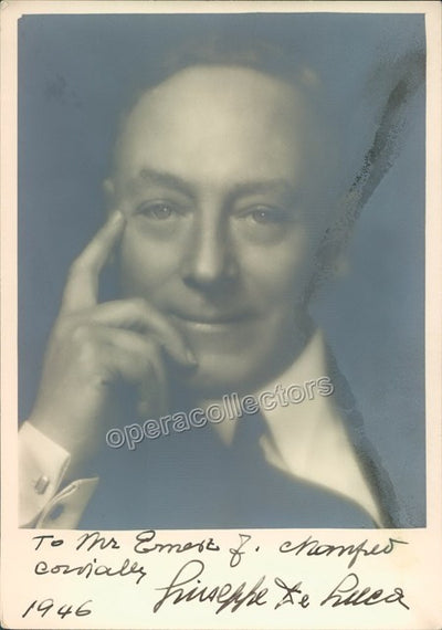 De Luca, Giuseppe - Signed photo as himself