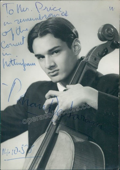 De Saram, Rohan - Signed photo in performance