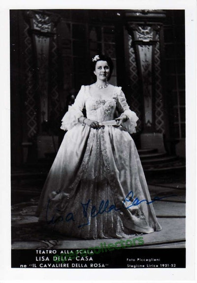 Della Casa, Lisa - Signed Photo in  Der Rosenkavalier