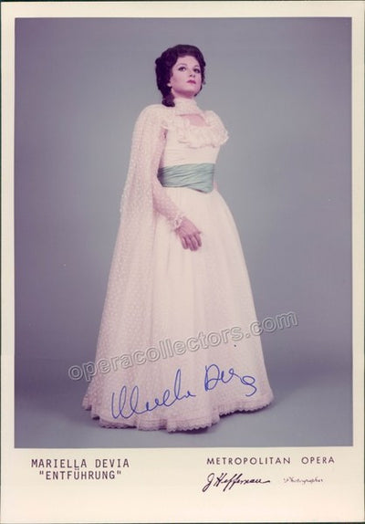 Devia, Mariella - Signed Photo in Die Entfuhrung aus dem Serail