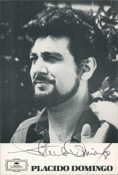 Domingo, Placido - Signed photo