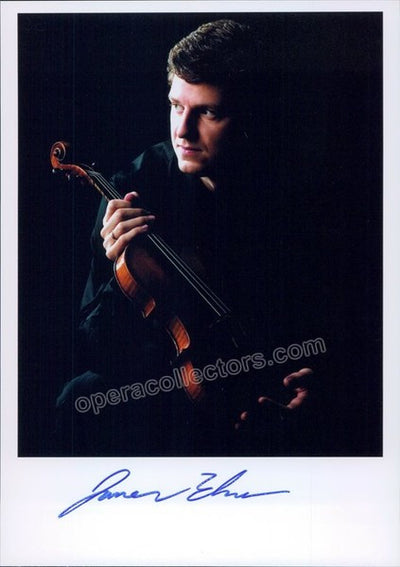 Ehnes, James - Signed Photo with violin