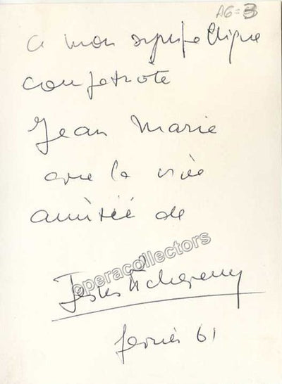 Etcheverry, Jesus - Signed Photo