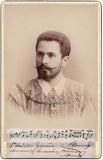 Figner, Nikolai - Rare Cabinet Photo with Signed Music Quote