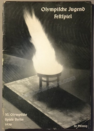 Final Event Opening Olympic Games 1936 Program - Carl Orff