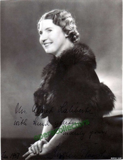 Flagstad, Kirsten - Signed Photo
