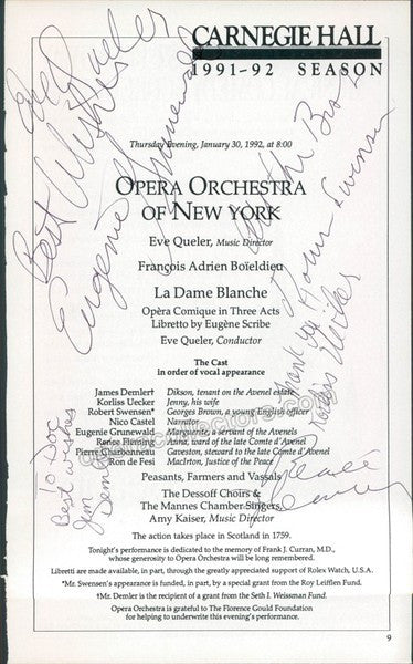 FLEMING, Renee - GRUNEWALD, Eugenie - SWENSEN, Robert - DEMLER, James - UECKER, Korliss - QUELER, Eve