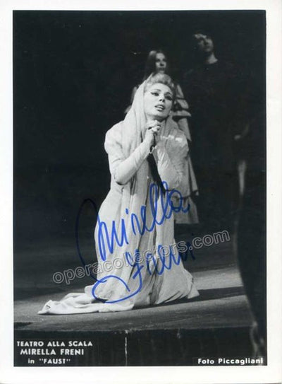 Freni, Mirella - Signed Photo in Faust