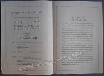 Furtwangler, Wilhelm - Berlin Philharmonic Concert 1947