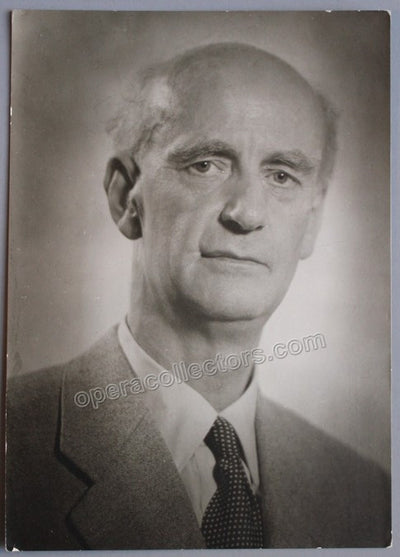 Furtwangler, Wilhelm - Portrait Postcard Bayreuth 1954