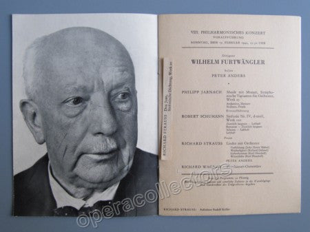 Furtwangler, Wilhelm - Program 1942