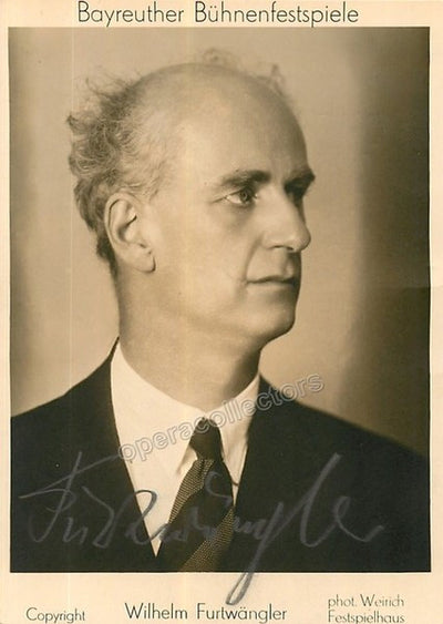 Furtwangler, Wilhelm - Signed Photo