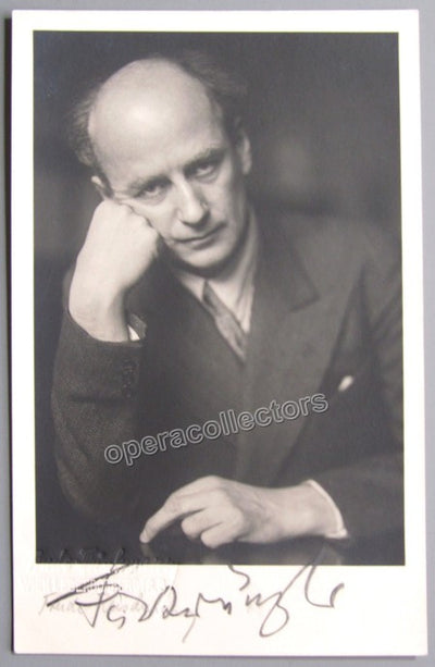 Furtwangler, Wilhelm - Signed Photo postcard