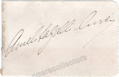 Galli-Curci, Amelita - Signed Album Page + Unsigned Photo