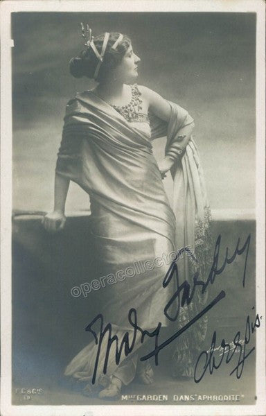 Garden, Mary - Signed Photo in Aphrodite